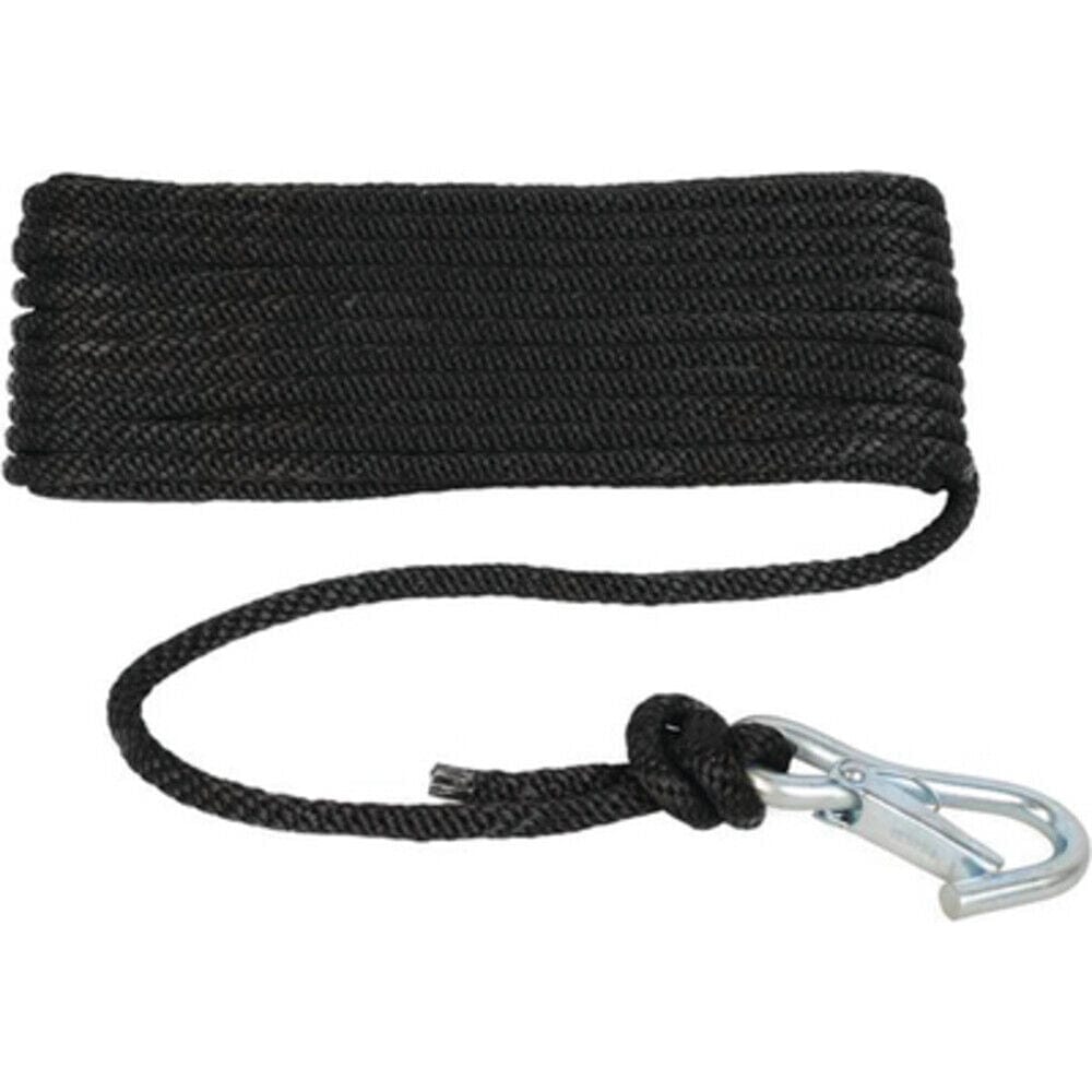 Attwood Marine Qualifies for Free Shipping Attwood 3/8" x 50' Solid Braid MFP Anchor Line Black #11742-7