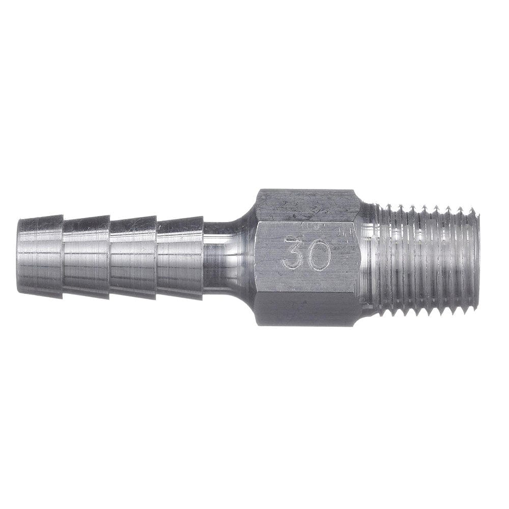 Attwood Marine Qualifies for Free Shipping Attwood Aluminum Fuel Fitting 1/4" NPT x 3/8" Barb Anti-Siphon #88FAS014-6
