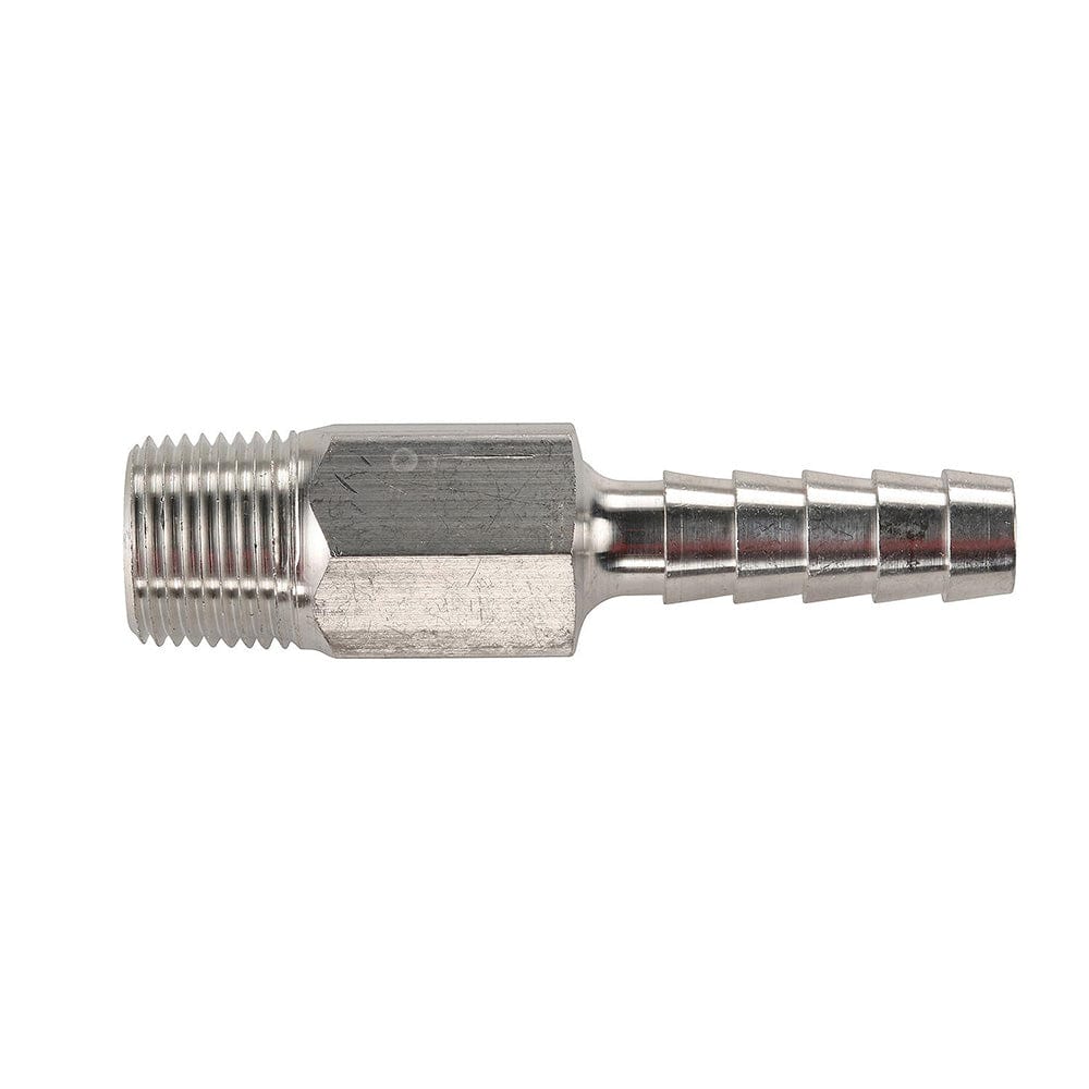 Attwood Marine Qualifies for Free Shipping Attwood Aluminum Fuel Fitting 3/8" NPT x 3/8" Barb Anti-Siphon #88FAS038-6