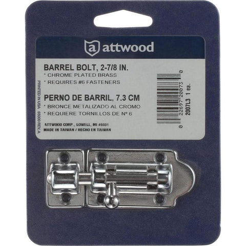 Attwood Marine Qualifies for Free Shipping Attwood Barrel Bolt 2-1/2" #2007L3