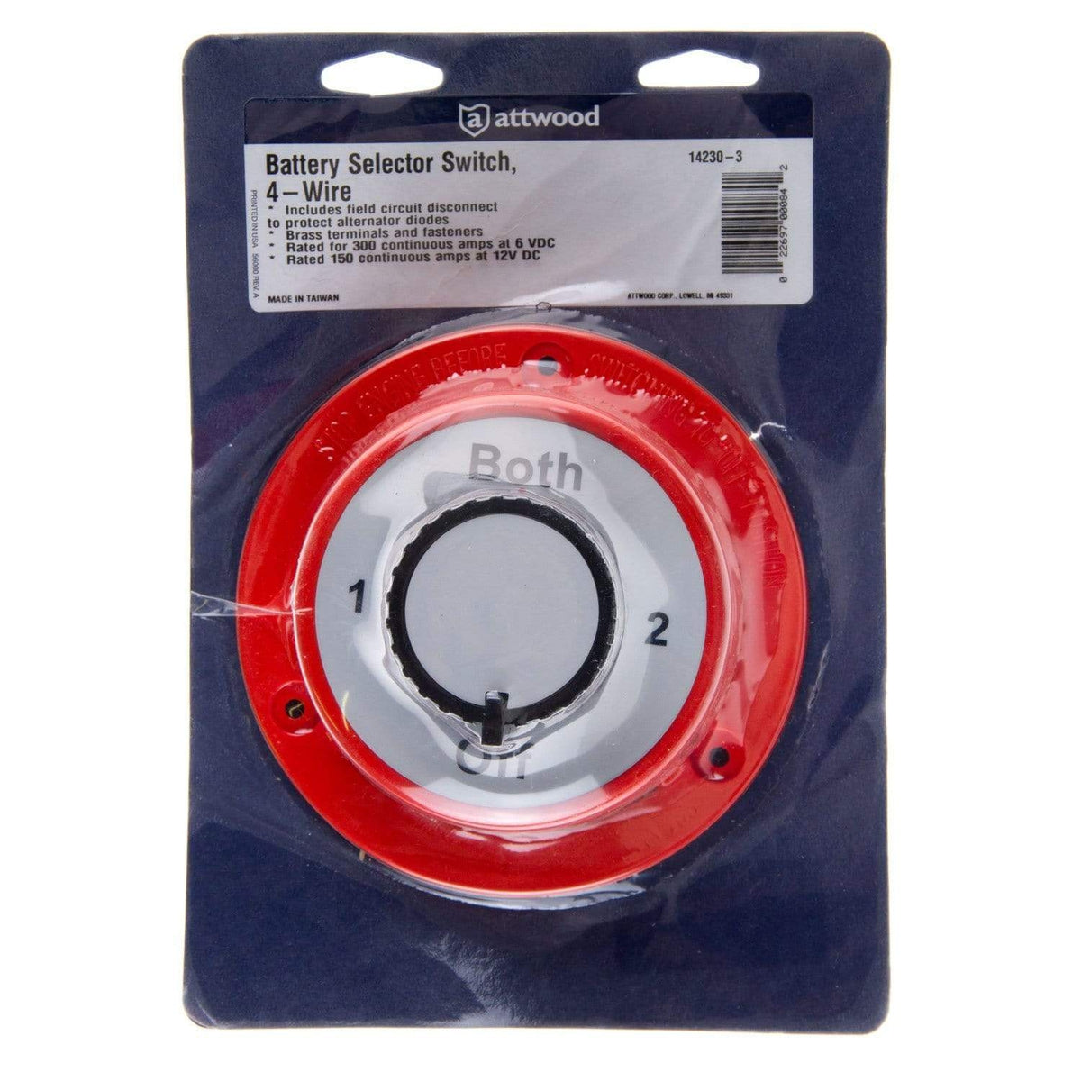 Attwood Battery Selector Switch 4-Wire #14230-3