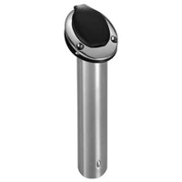 Attwood Marine Qualifies for Free Shipping Attwood Big Game Rod Holder 30-Degree SS Open 2.25 x 11 Black #66462-7