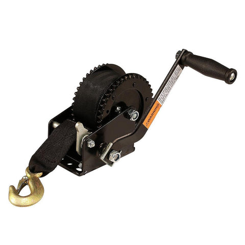 Attwood Marine Qualifies for Free Shipping Attwood Dual Drive Heavy-Duty Winch w/Strap 2000 lb Capacity #11195-4
