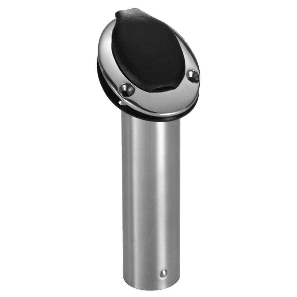 Attwood Marine Qualifies for Free Shipping Attwood Flush-Mount Rod Holder 30 Deg SS Closed 2 x 9 Black #66470-7