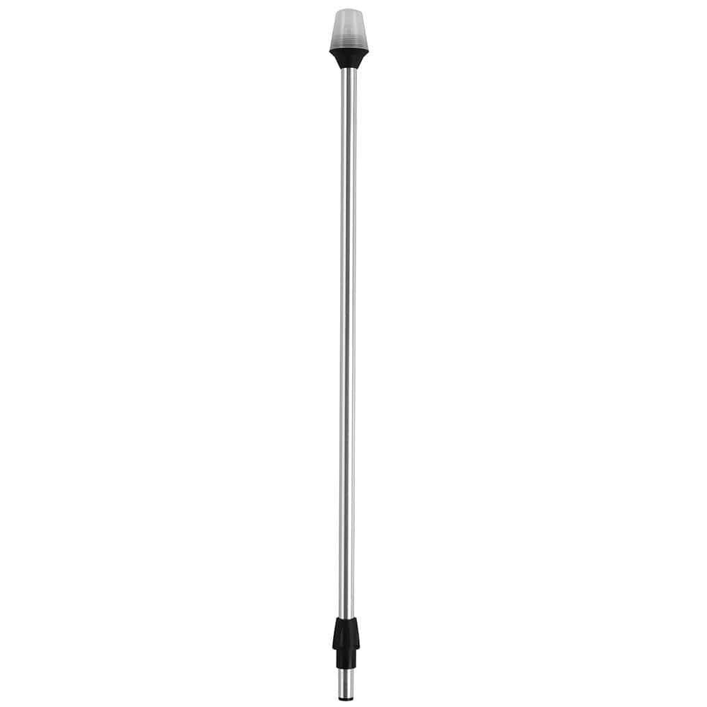 Attwood Marine Qualifies for Free Shipping Attwood Frosted Globe All-Round Pole Light Lock Collar 30" #5110-30-7