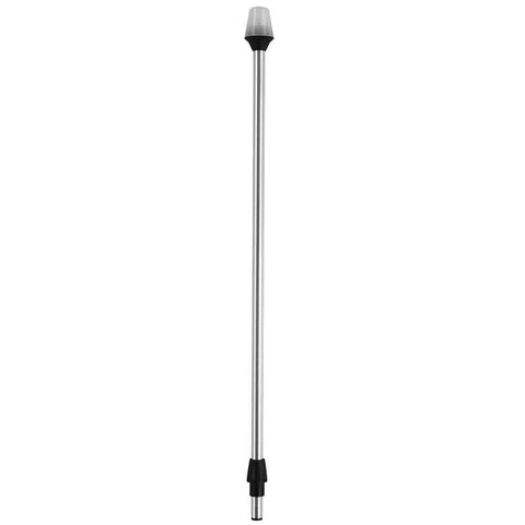 Attwood Marine Qualifies for Free Shipping Attwood Frosted Globe All-Round Pole Light Lock Collar 30" #5110-30-7