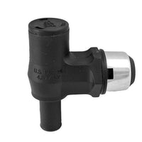 Attwood Fuel Tank Vent 90-Degree Black Plastic SS Trim Cover #66419-3