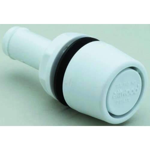 Attwood Fuel Vent Straight White Plastic 1607A1 First Choice Marine