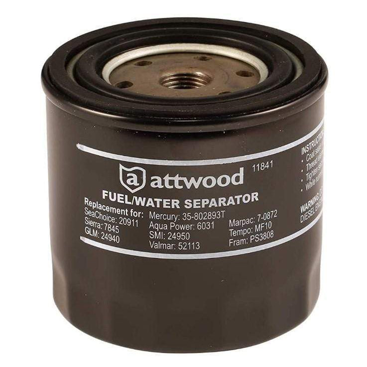 Attwood Marine Qualifies for Free Shipping Attwood Fuel/Water Seperator and Canister with Double Seal #11841-4
