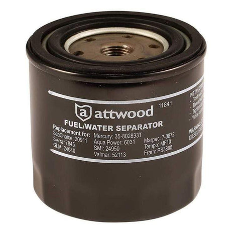Attwood Marine Qualifies for Free Shipping Attwood Fuel/Water Seperator and Canister with Double Seal #11841-4