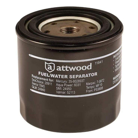 Attwood Marine Qualifies for Free Shipping Attwood Fuel/Water Seperator and Canister with Double Seal #11841-4