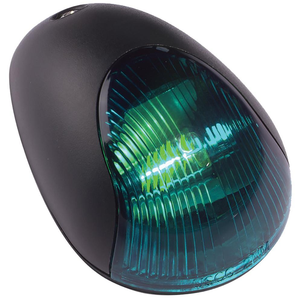 Attwood Marine Qualifies for Free Shipping Attwood Green Sidelight Vertical Mount 2nm Black Housing #3830G7