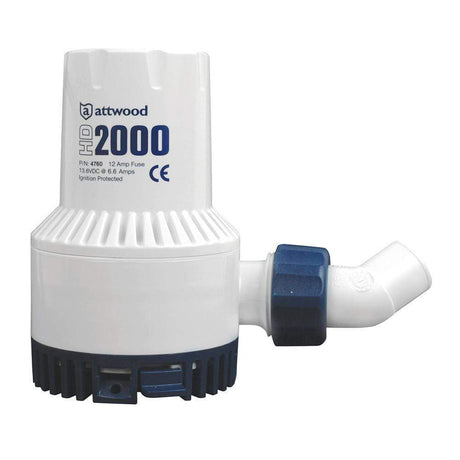 Attwood Marine Qualifies for Free Shipping Attwood HD Bilge Pump 2000 GPH 12v #4760-4