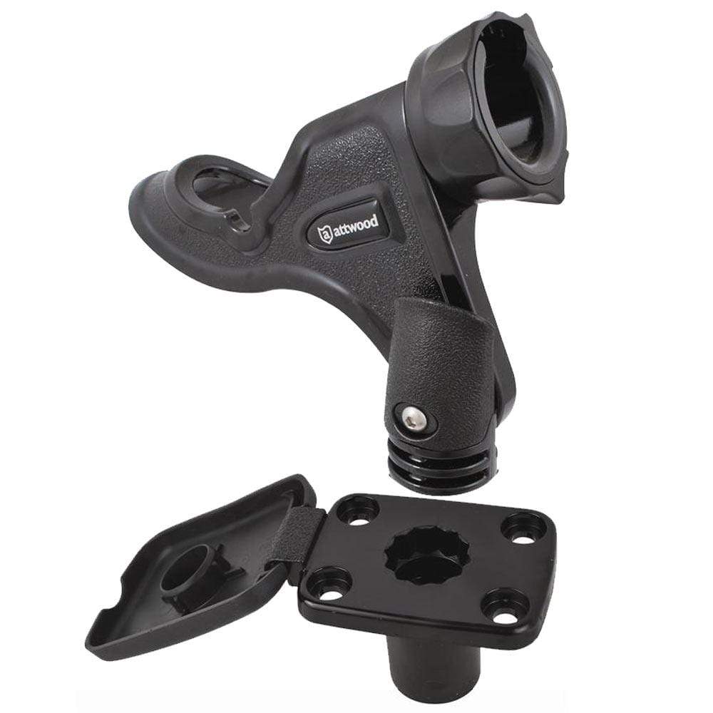 Attwood Marine Qualifies for Free Shipping Attwood HD Pro Series Rod Holder with Flush-Mount Black #5013-4