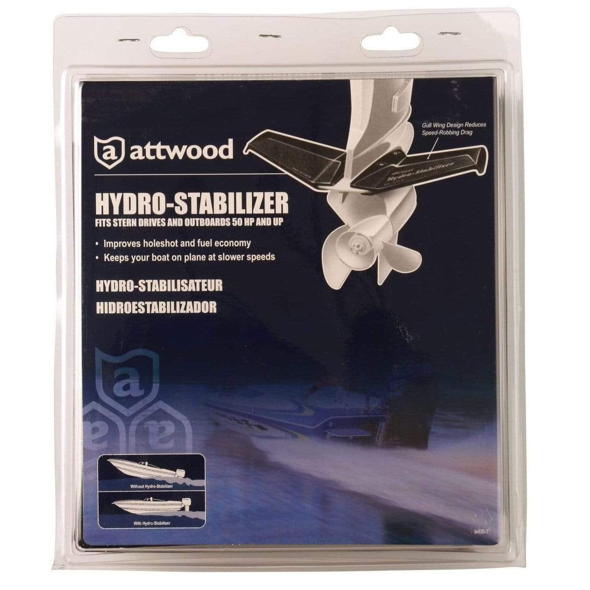 Attwood Marine Qualifies for Free Shipping Attwood Hydro-Stabilizer 50 HP and Above #9400-7