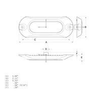 Attwood Lightarmor Underwater Light 6 LED Blue #65UW06B-7
