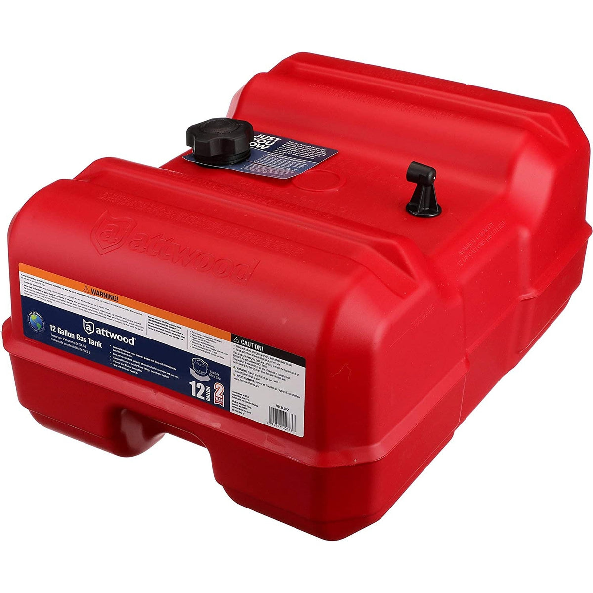 Attwood Marine Not Qualified for Free Shipping Attwood Marine 12 Gallon Tank Low Profile without Gauge #8812LLP2