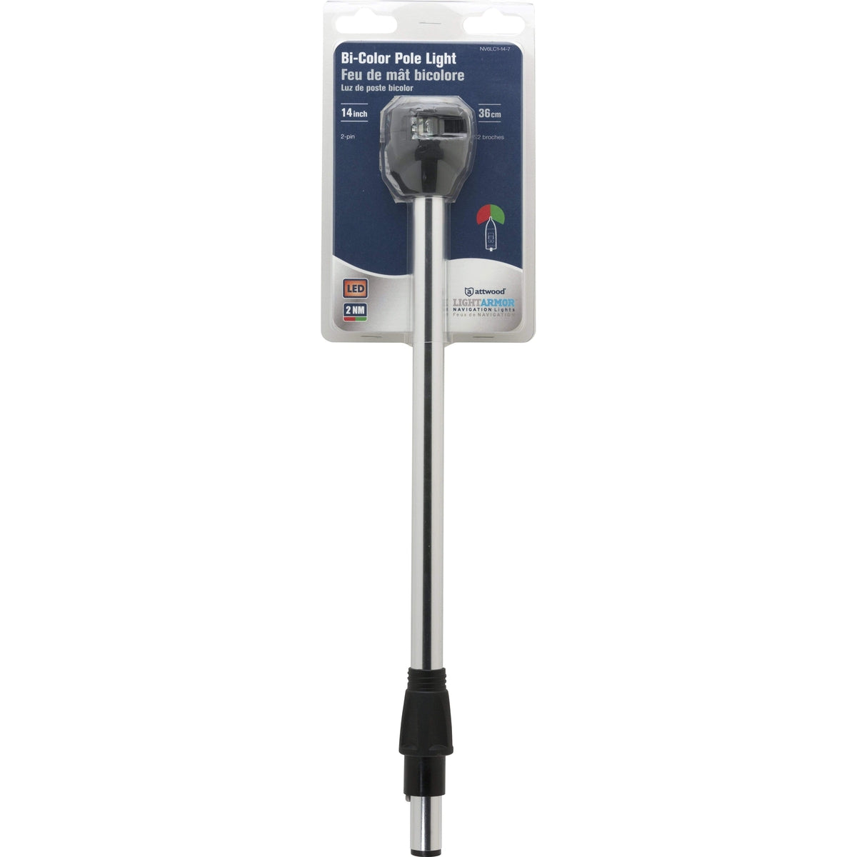 Attwood Marine 14" Bi-Color Light Fast Action #NV6LC1-14BP7