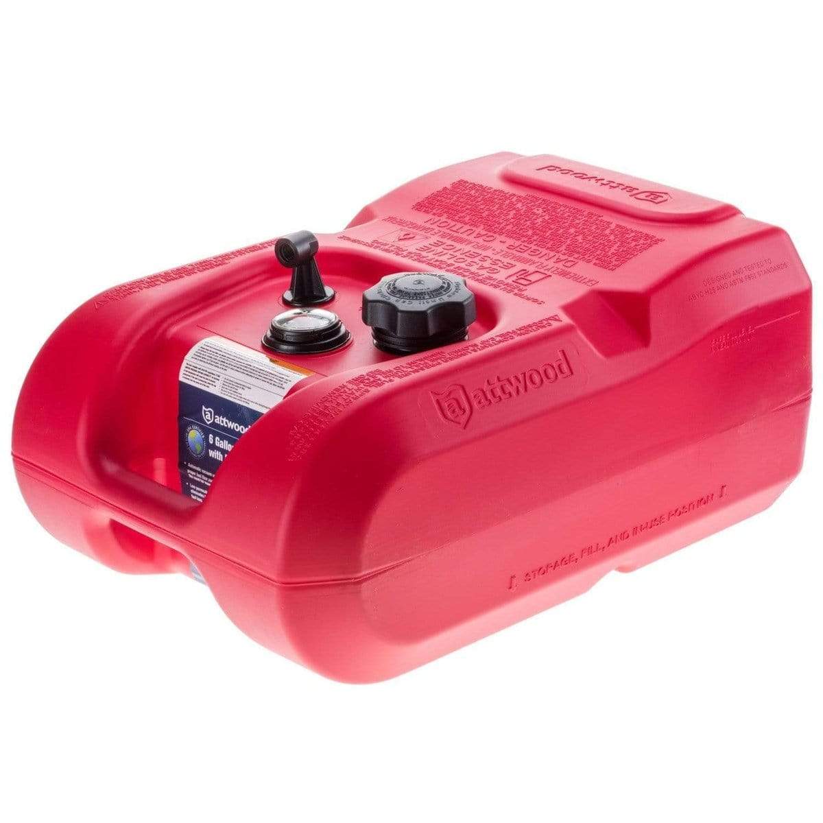 Attwood Marine Qualifies for Free Shipping Attwood Marine 6 Gallon Fuel Tank with Gauge #8806LPG2S