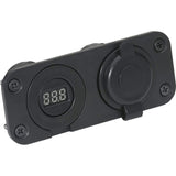 Attwood Marine Adaptor 12v with Voltmeter #14263-6