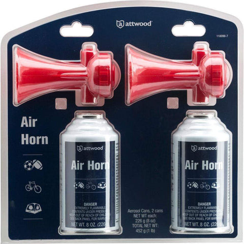 Attwood Marine Qualifies for Free Shipping Attwood Marine Air Horn 8 oz 2-pk #118096-7