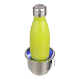 Attwood Marine Cup Holder SS Blue LED #11786B-7