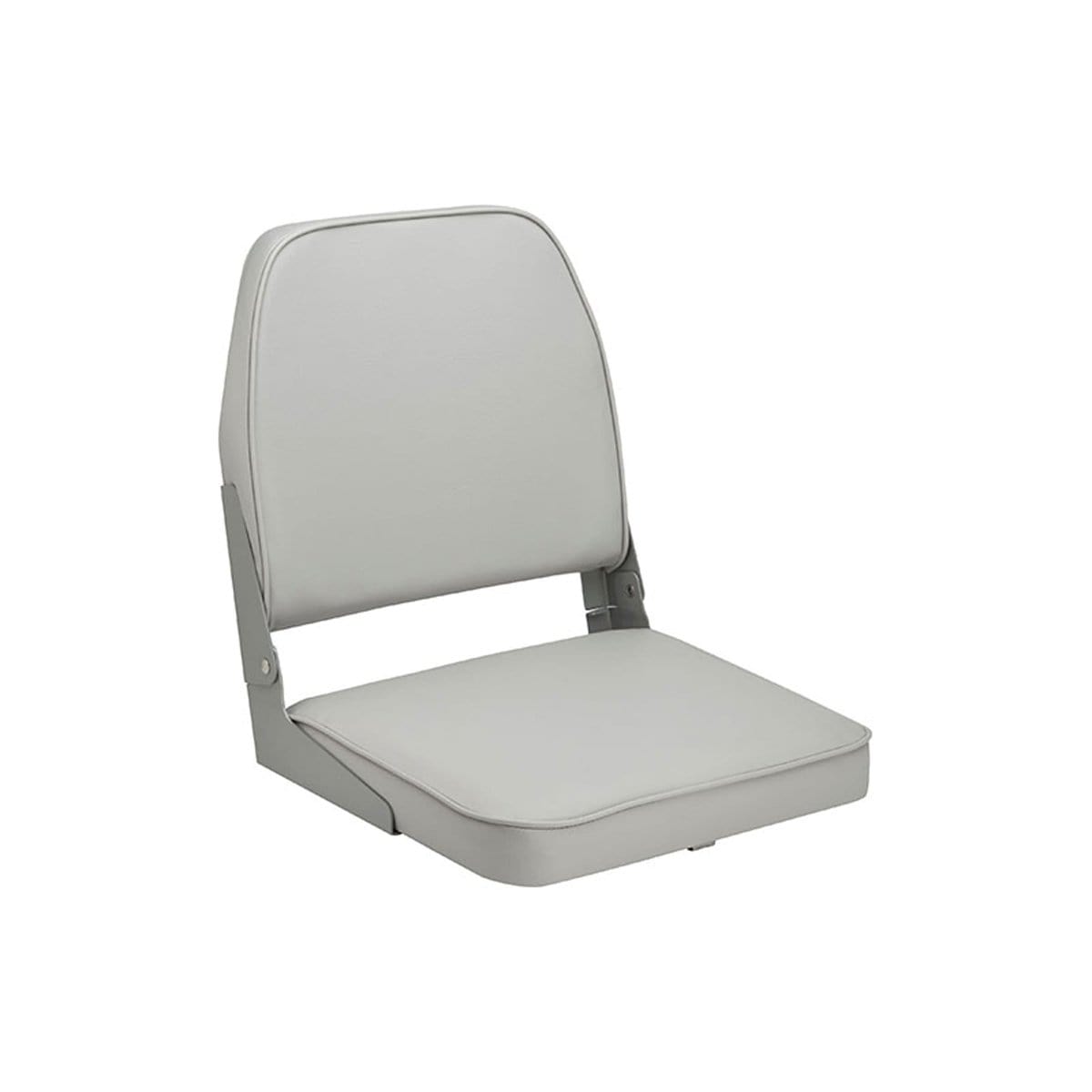 Attwood Marine Qualifies for Free Shipping Attwood Marine E-2 Low Back Fold-Down Fishing Seat Gray #98395GY