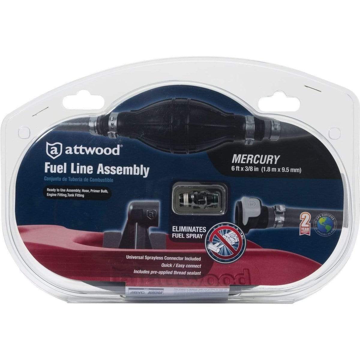 Attwood Marine Qualifies for Free Shipping Attwood Marine Fuel Kit Mercury USC 6' #93806MUS7
