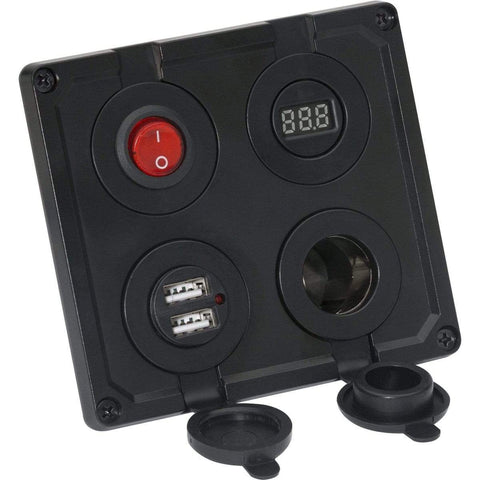 Attwood Marine Qualifies for Free Shipping Attwood Marine Plate-USB 12v Voltmeter #14264-6
