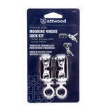 Attwood Marine Qualifies for Free Shipping Attwood Mooring Fender Lock Kit Stainless #11575-3
