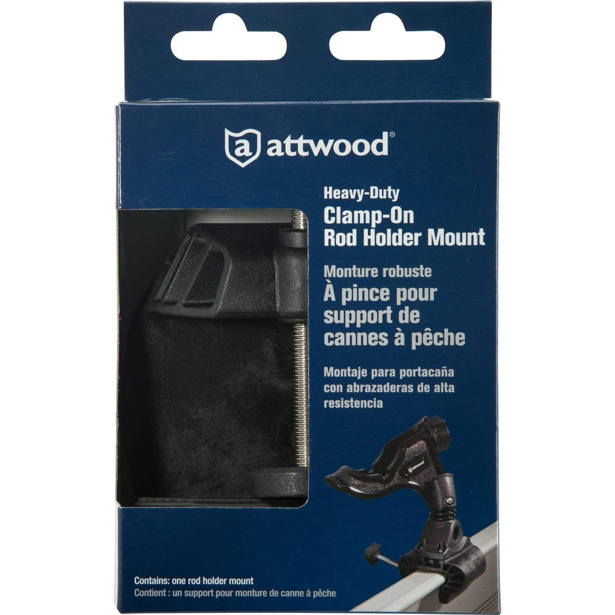 Attwood Pro Series Rod Holder Clamp Mount #5030-4