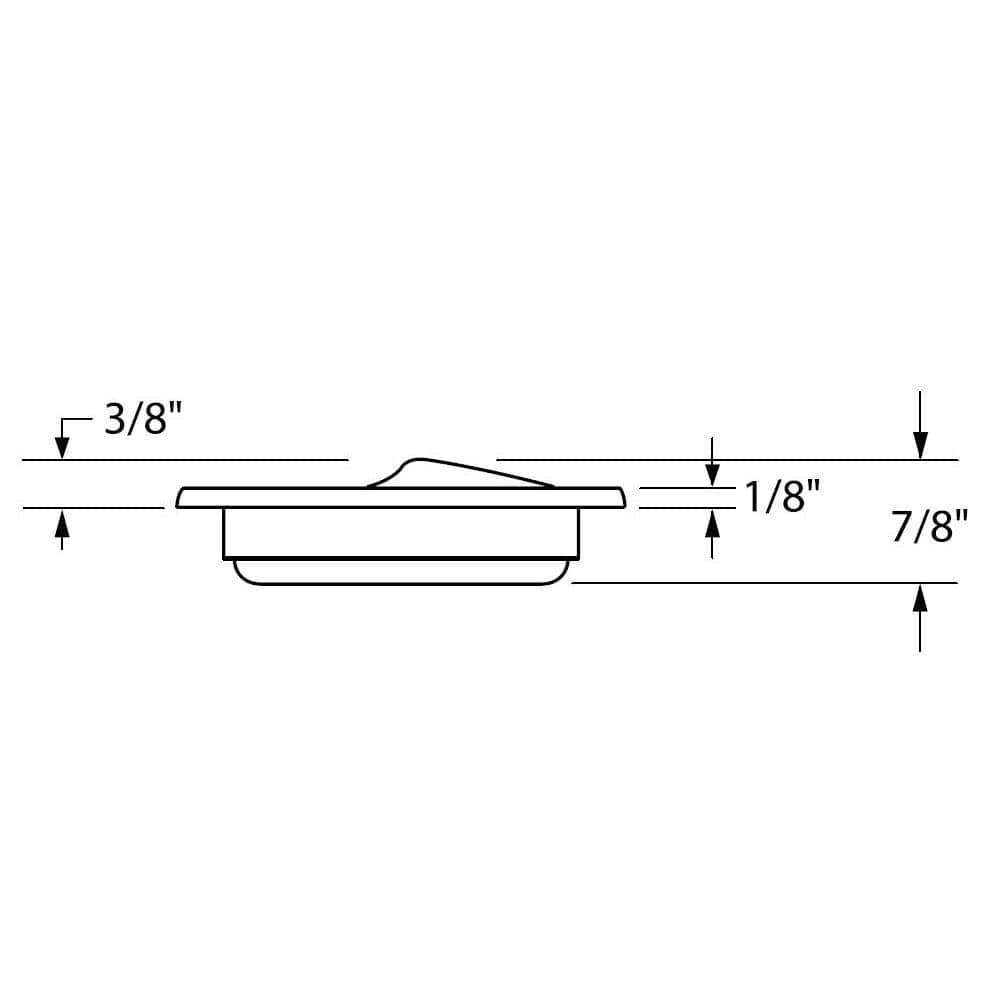 Attwood Marine Qualifies for Free Shipping Attwood Round Flush Pull Assembly #2028-1