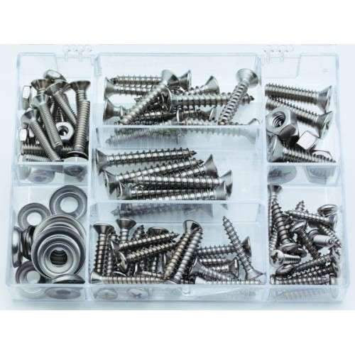 Attwood Marine Qualifies for Free Shipping Attwood Standard Fastener Kit 100-pc #12154-3