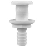 Attwood Straight Thru Hull Connecdtor 3/4 Inch White #3873-1