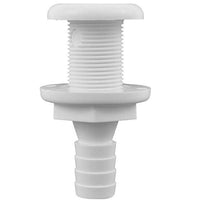 Attwood Straight Thru Hull Connecdtor 3/4 Inch White #3873-1