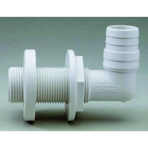 Attwood Marine Qualifies for Free Shipping Attwood Thru-Hull Connector 90-Degree 1-1/8" White #3879-3