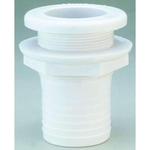 Attwood Marine Qualifies for Free Shipping Attwood Thru-Hull Connector fits hose size 2" ID white #3845-1