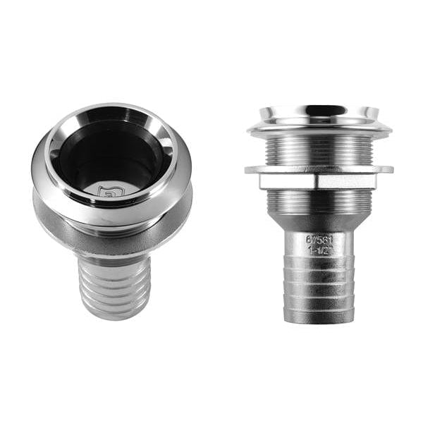Attwood Marine Qualifies for Free Shipping Attwood Thru-Hull Scupper SS Exhaust 2" x 1.5" #67581-1