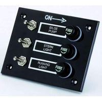 Attwood Marine Qualifies for Free Shipping Attwood Toggle Switch Panel 3-Gang 4-1/2