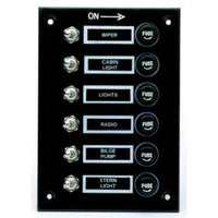 Attwood Marine Qualifies for Free Shipping Attwood Toggle Switch Panel 6-Gang 4-1/2