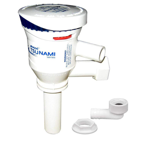 Attwood Marine Qualifies for Free Shipping Attwood Tsunami 800 Cartridge Dual Outlet Pump Long Inlet #4672-7