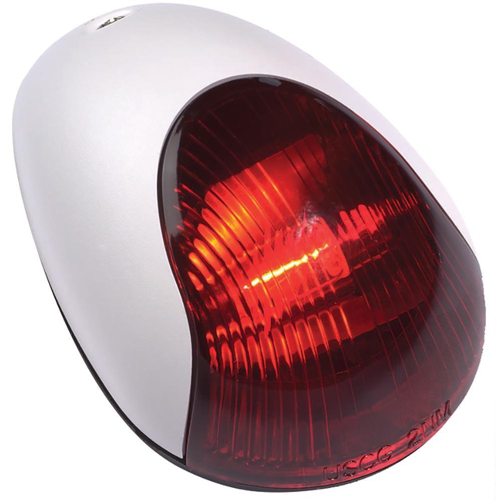 Attwood Marine Qualifies for Free Shipping Attwood White Vertical Mount Sidelight Red 2nm #3834R7