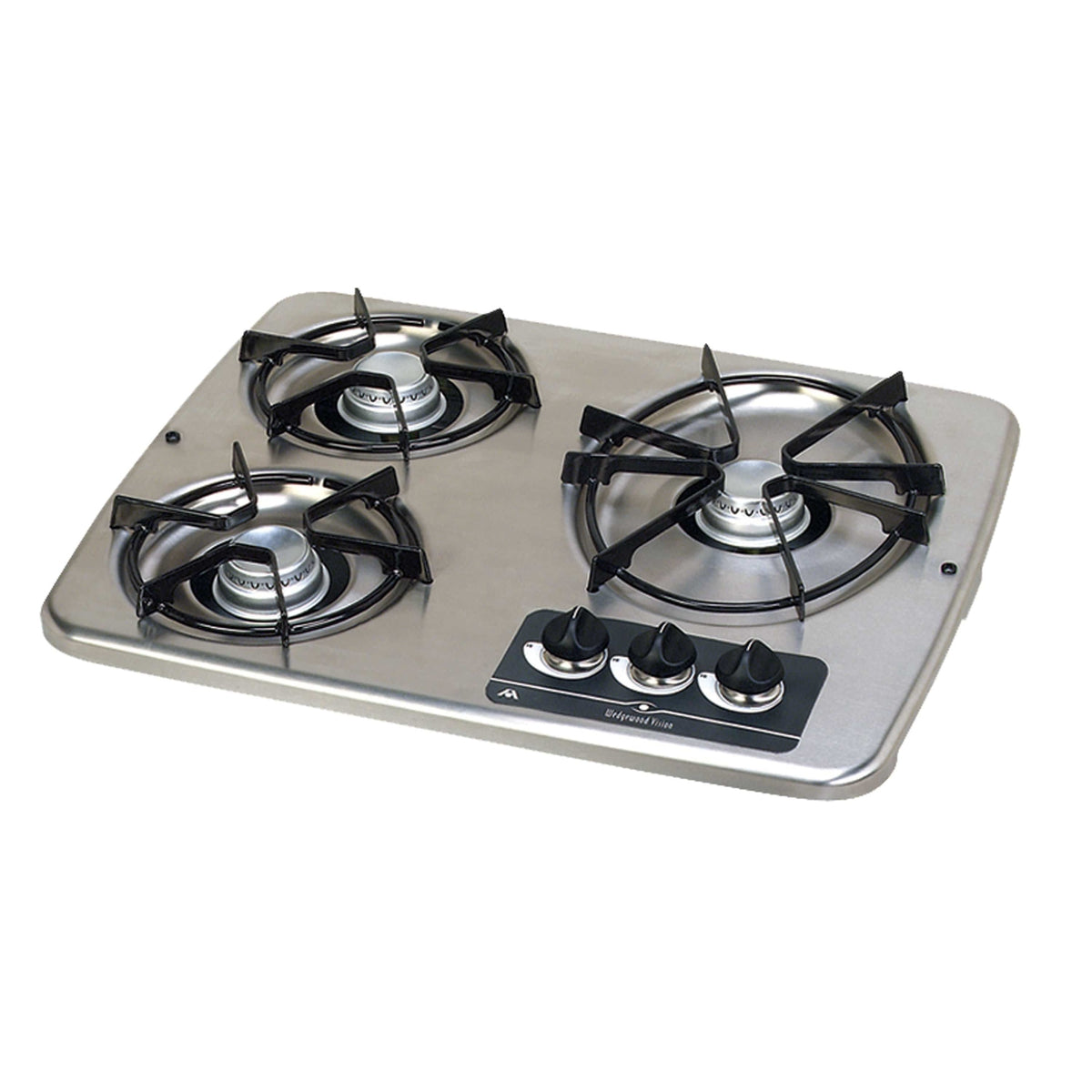 Atwood Mobile Products Qualifies for Free Shipping Atwood Wedgewood Three-Burner Drop-In Cooktop SS #56472