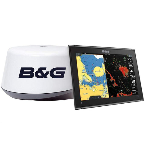 B & G Oversized - Not Qualified for Free Shipping B&G Vulcan 12 Chartplotter/Fishfinder 3G Radar Bundle #000-14156-001