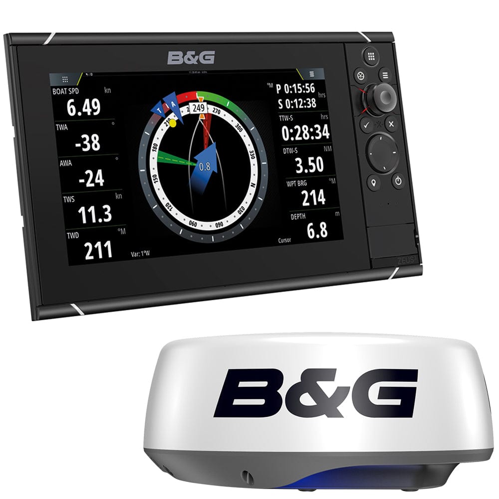 B & G Not Qualified for Free Shipping B&G Zeus 3S 12 Combo MFD Radar Bundle Halo20+ #000-15562-002