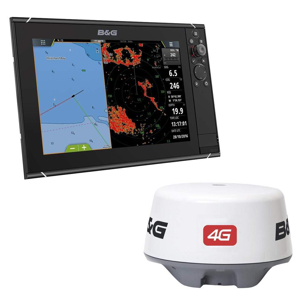 B & G Qualifies for Free Shipping B&G Zeus3 12 MFD and 4G Radar Bundle #000-13804-001