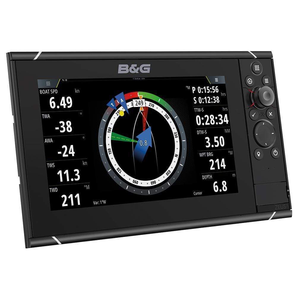 B&G Zeus3 -9 9" Combo MFD Display with Insight Charts #000-13242-001