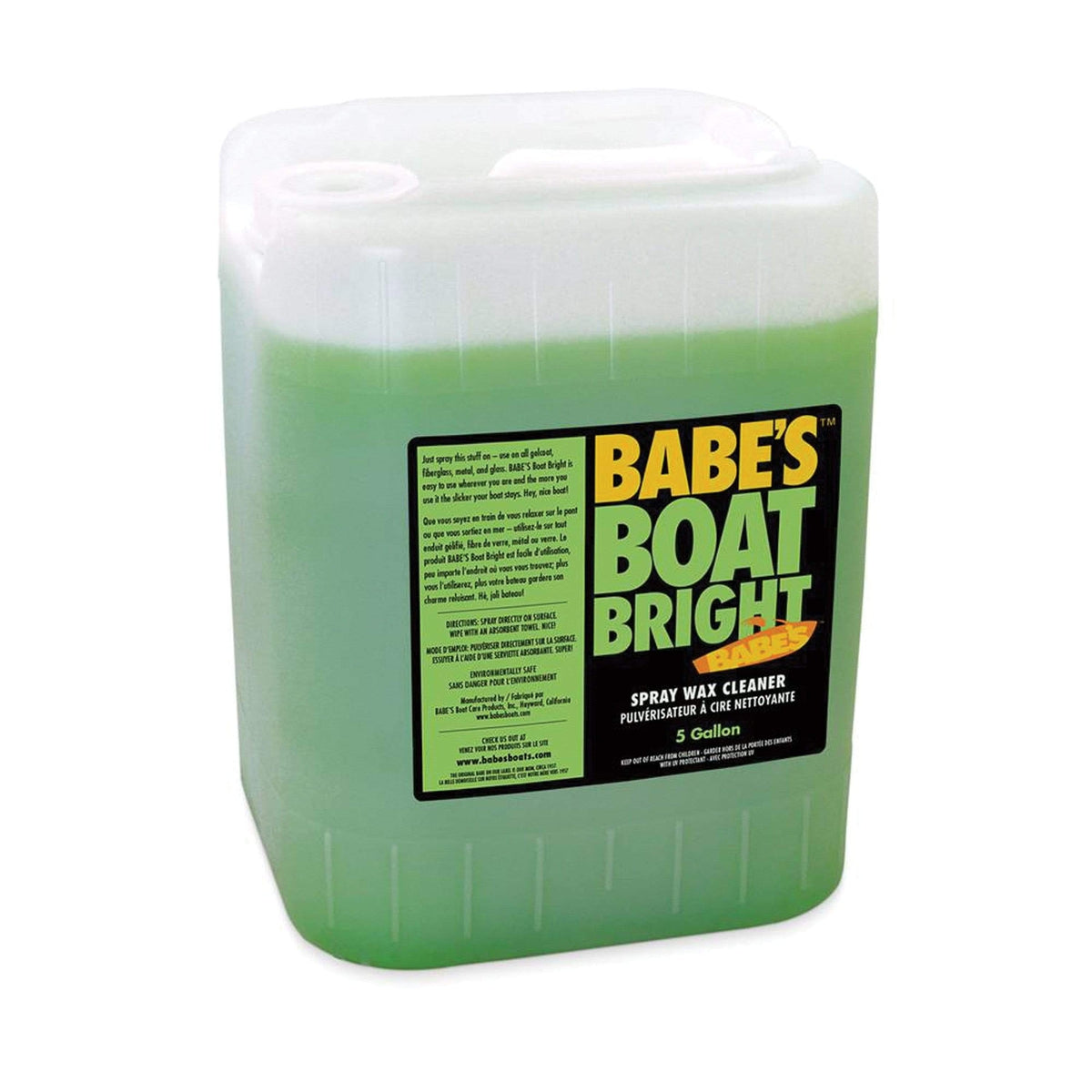 Babes Boat Care Products Not Qualified for Free Shipping Babe's Boat Bright 5-Gallon #BB7005