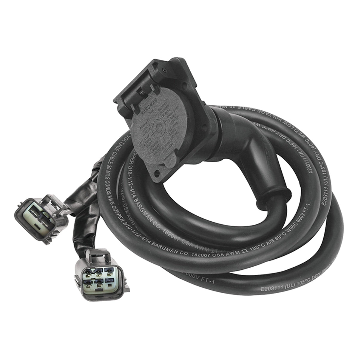 Bargman Qualifies for Free Shipping Bargman 7-Way Fifth Wheel Adapter Harness #54701-007