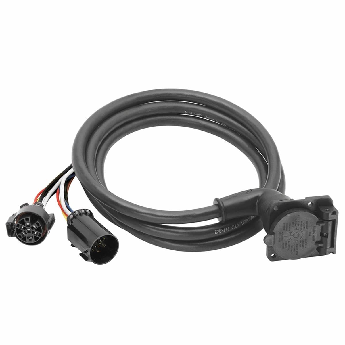Bargman Qualifies for Free Shipping Bargman 90-Degree Fifth Wheel Adapter Harness 7-Way F #51-97-410